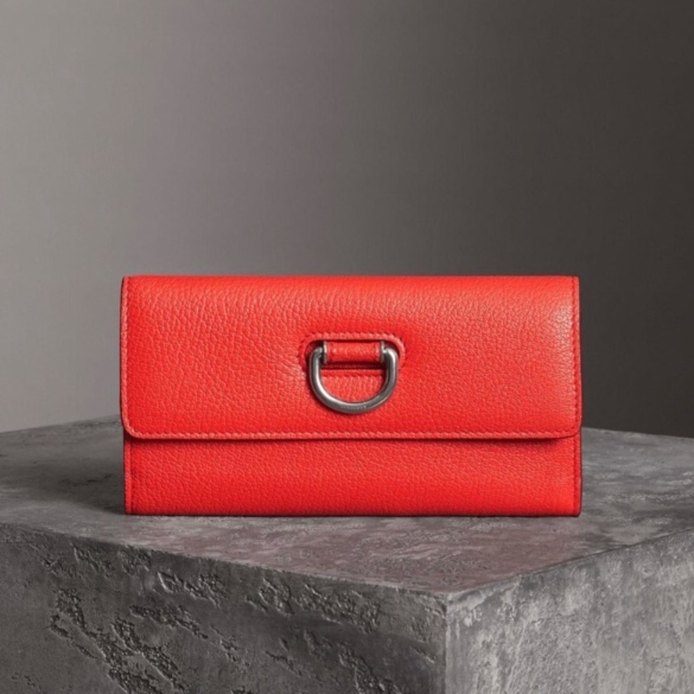 Burberry Highbury D-Ring Leather Wallet
